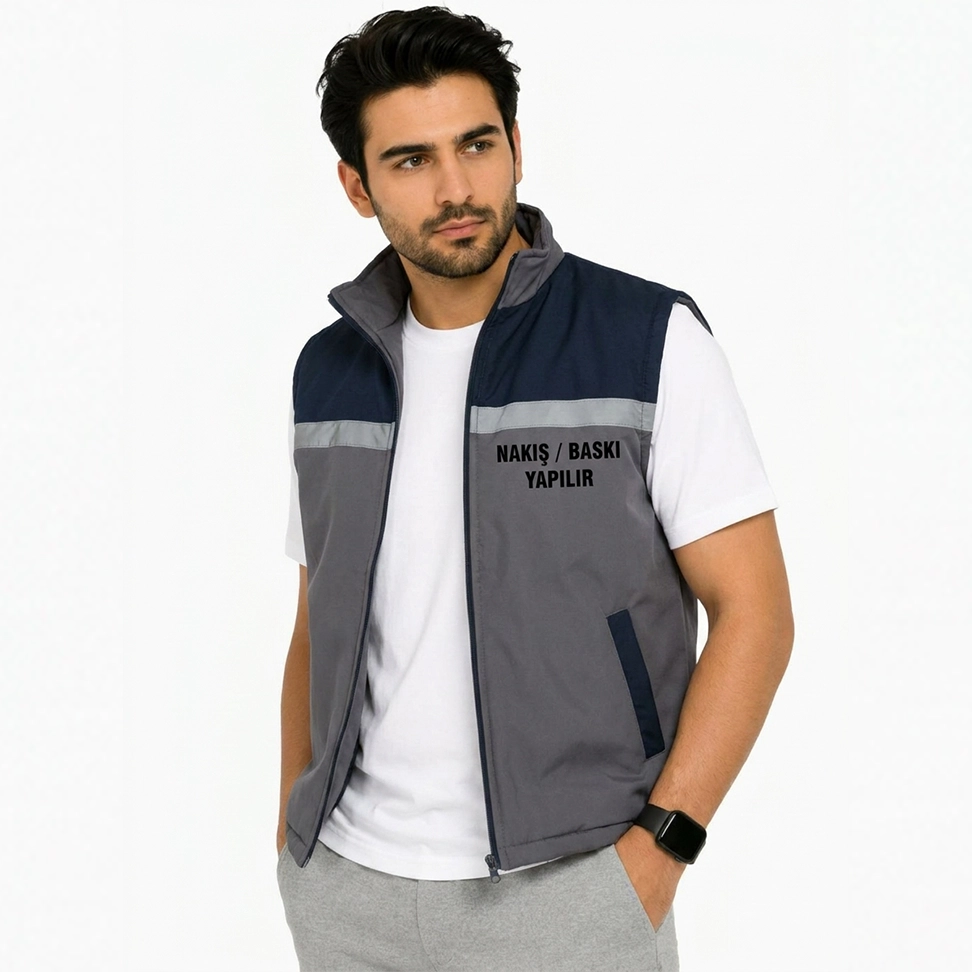 Softshell Fermuarlı İş Yeleği