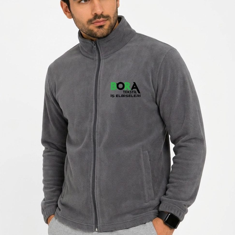 Softshell Fermuarlı İş Montu