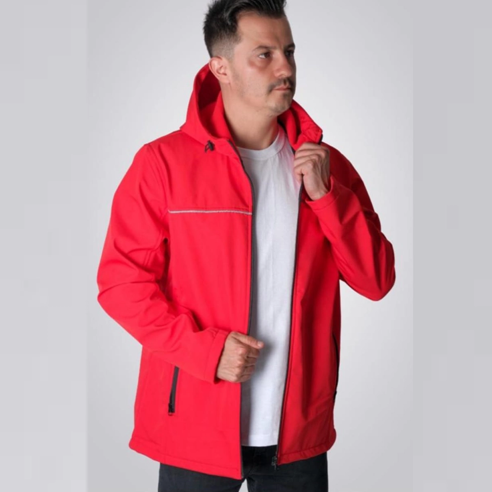 Kapüşonlu Softshell İş Montu